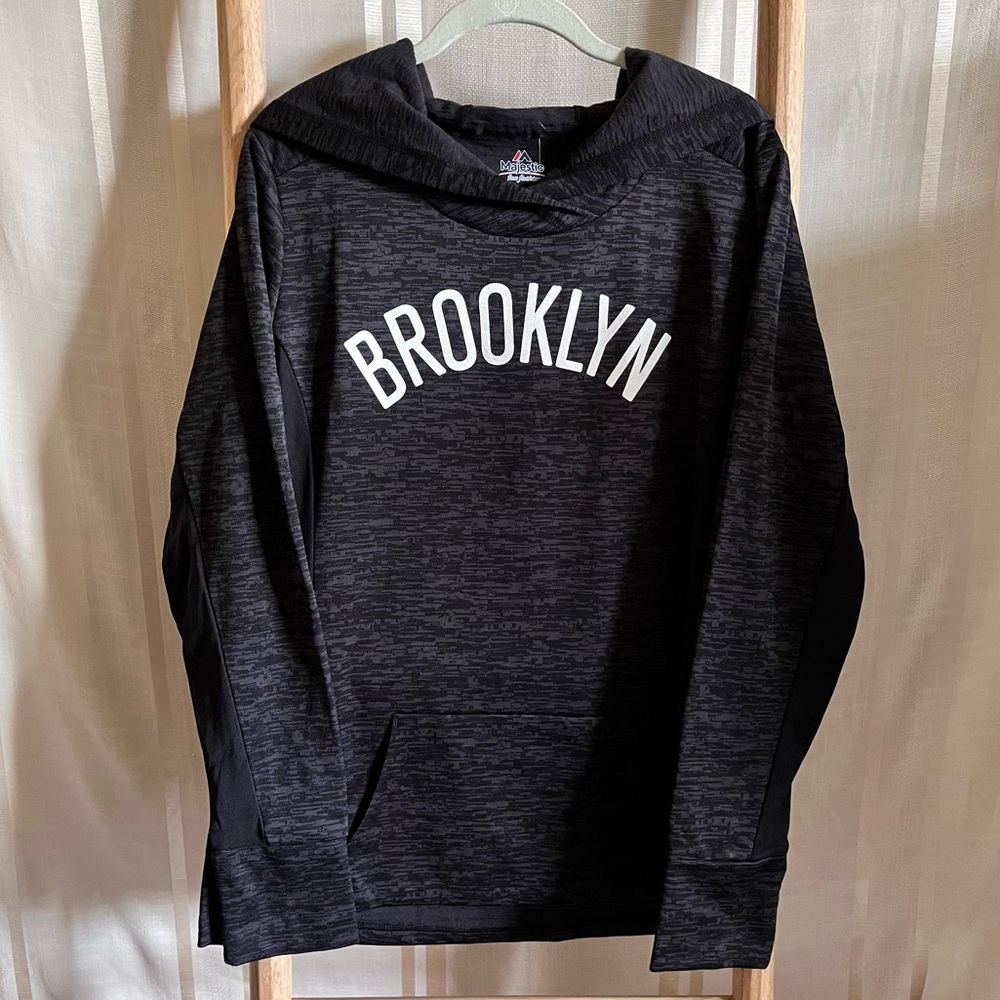 Brooklyn Nets Black Pullover Hoodie